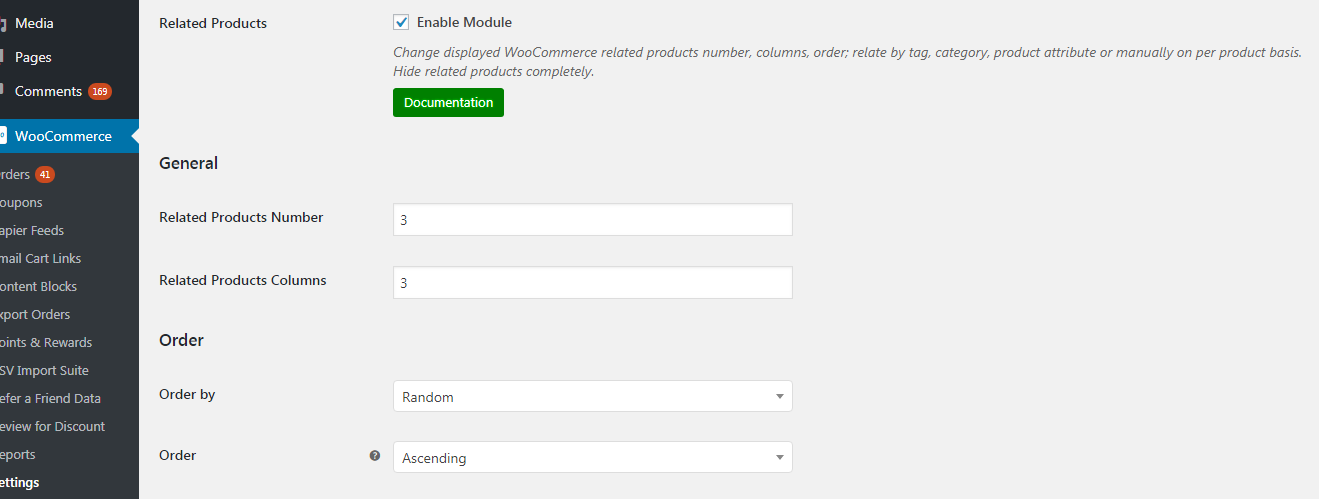 Enable related products