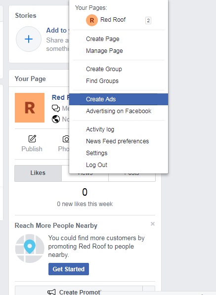 Creating ads to promote products on Facebook