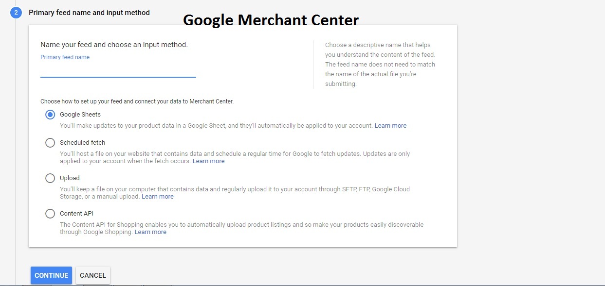 Google Merchant Center