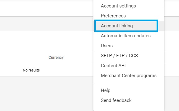AdWords Account linking
